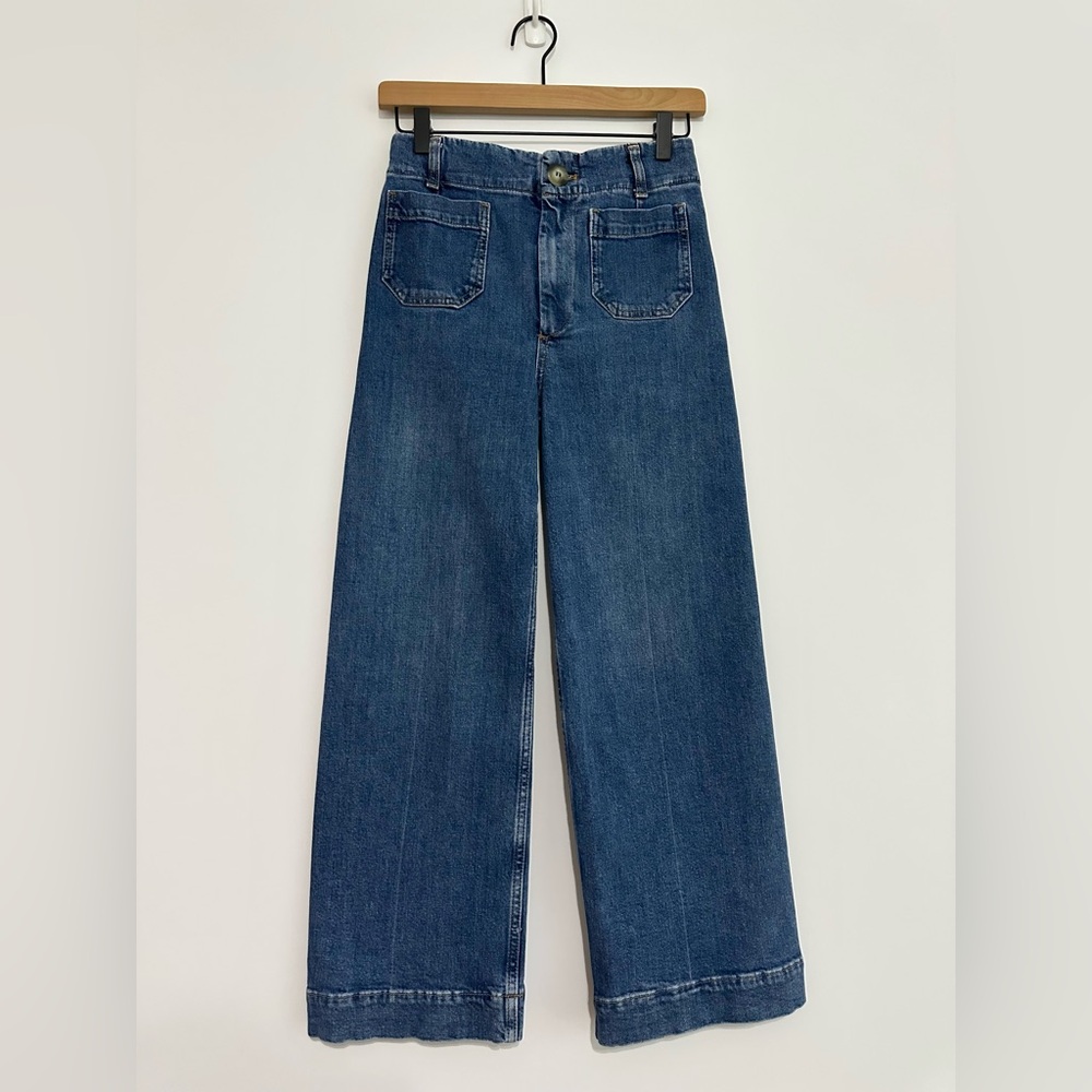 Anthropologie Pilcro Skipper Wide Leg Jeans - Picture 4 of 14